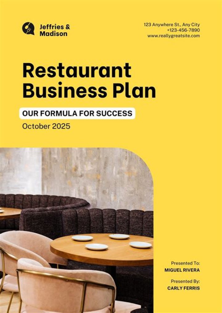 Is there a business plan for a burger restaurant?