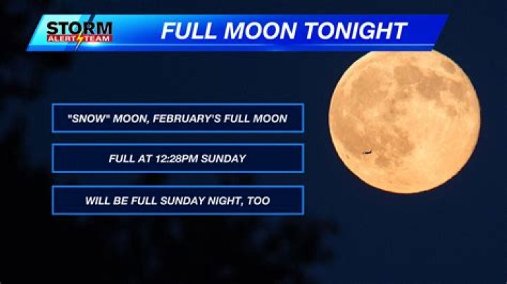 Is tonight a full a moon?