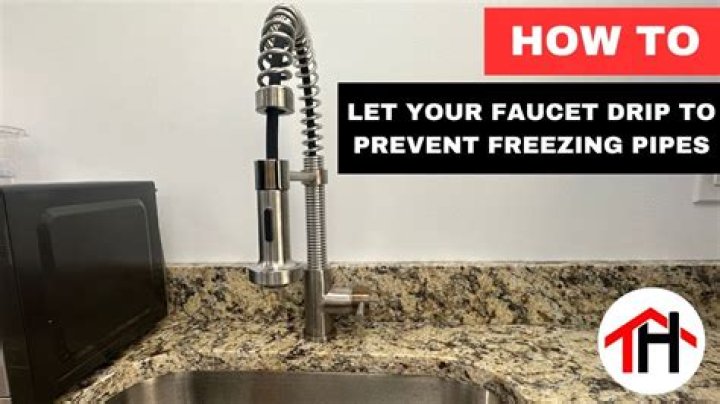 Should I drip my outside faucet to prevent freezing?