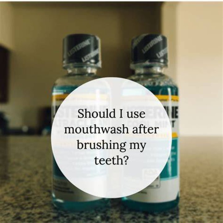 Should I use mouthwash after brushing?