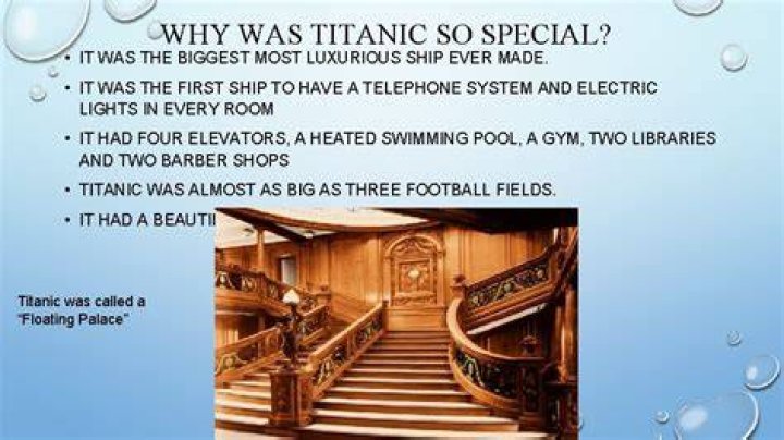 Was Titanic the most luxurious ship?