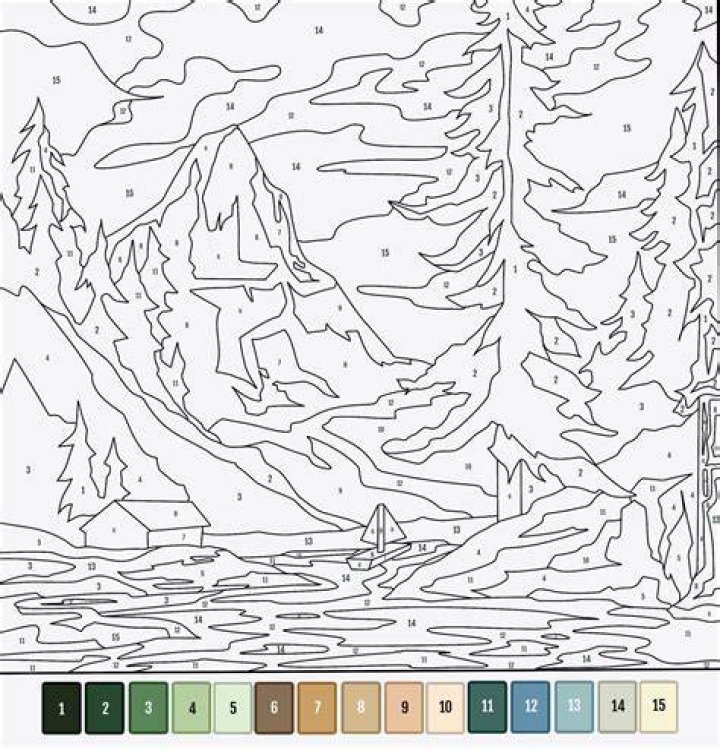 What's the best way to paint by numbers?