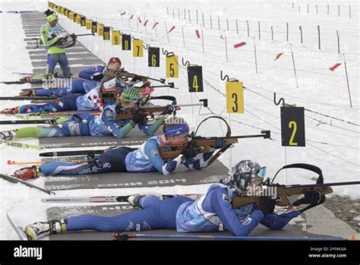 What 2 activities are involved in a biathlon?