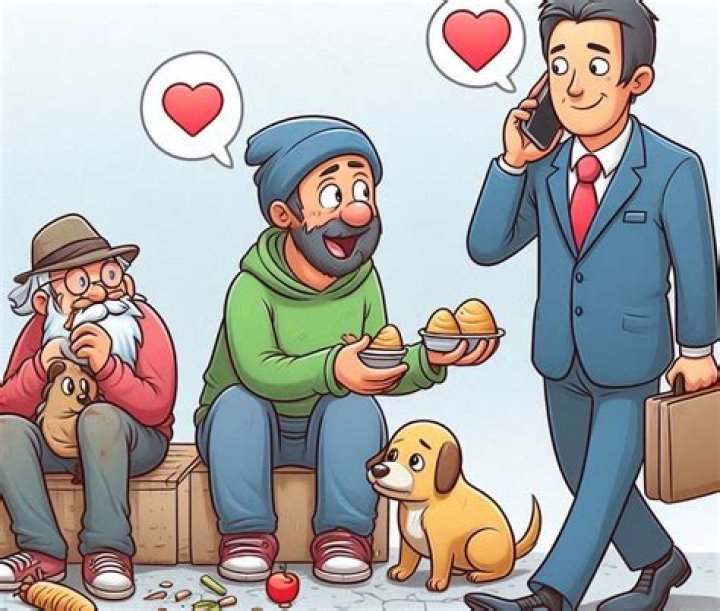 What a poor man has that a rich man wants?