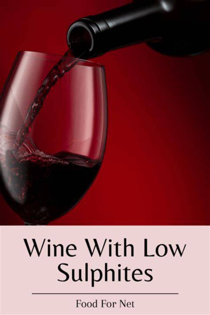 What alcohol is low in sulfites?