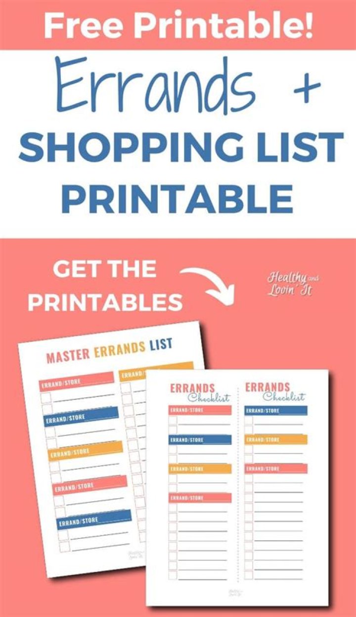 What are errands examples?