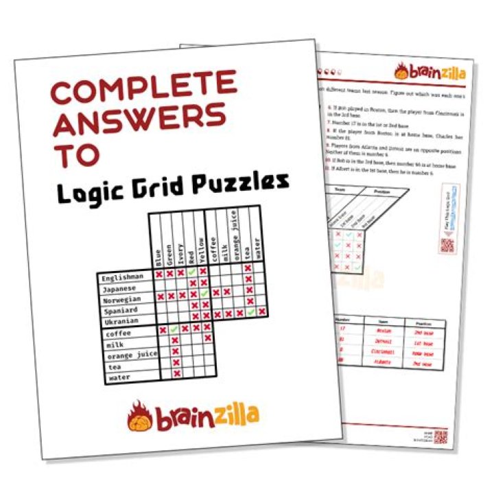 What are grid logic puzzles called?