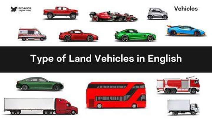 What are land vehicles?