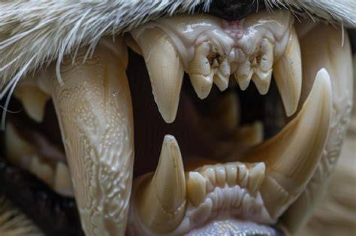 What are long sharp teeth called?