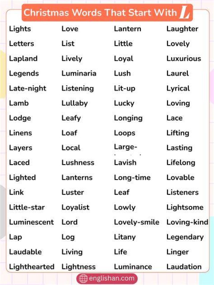 What are some Christmas sentences?