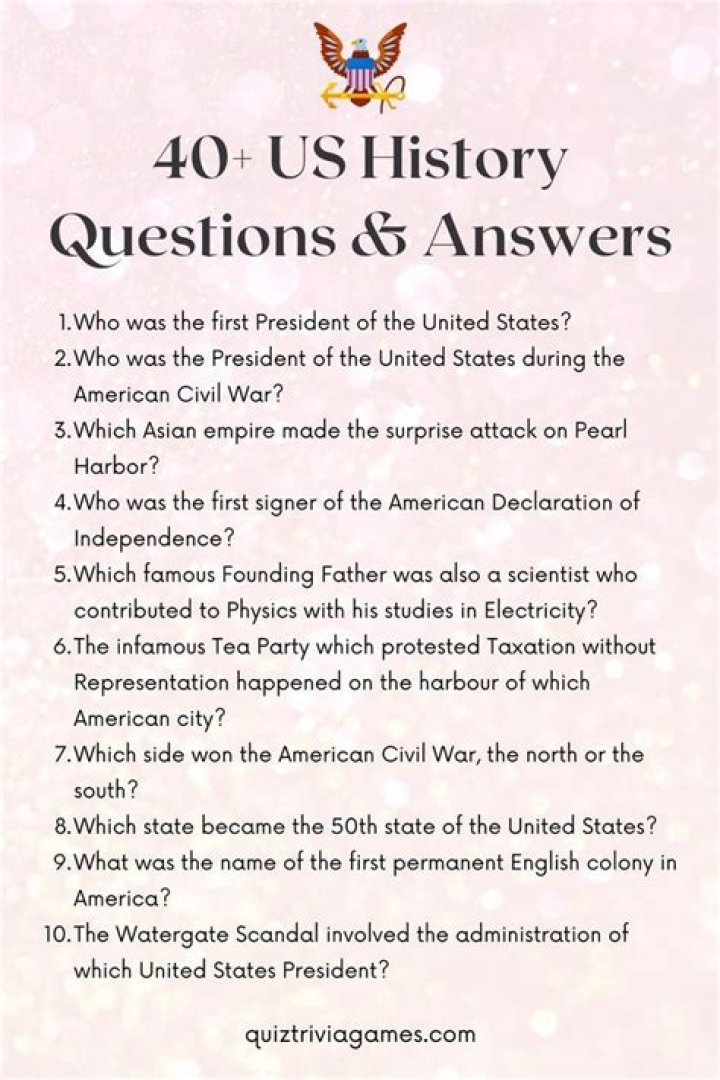 What are some good history questions?