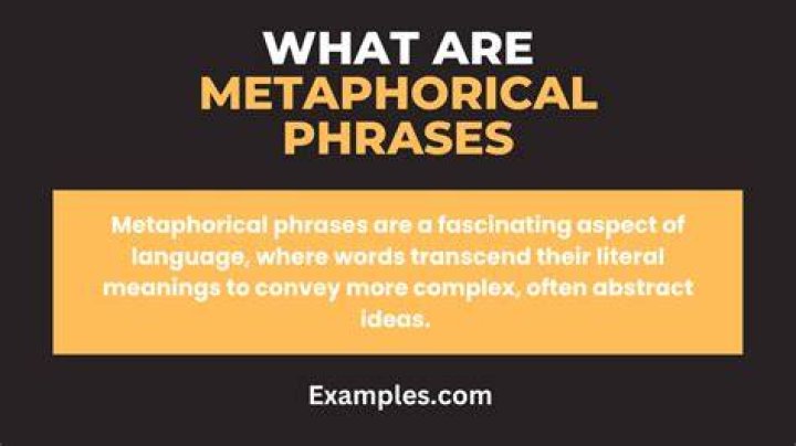 What are some metaphorical words?