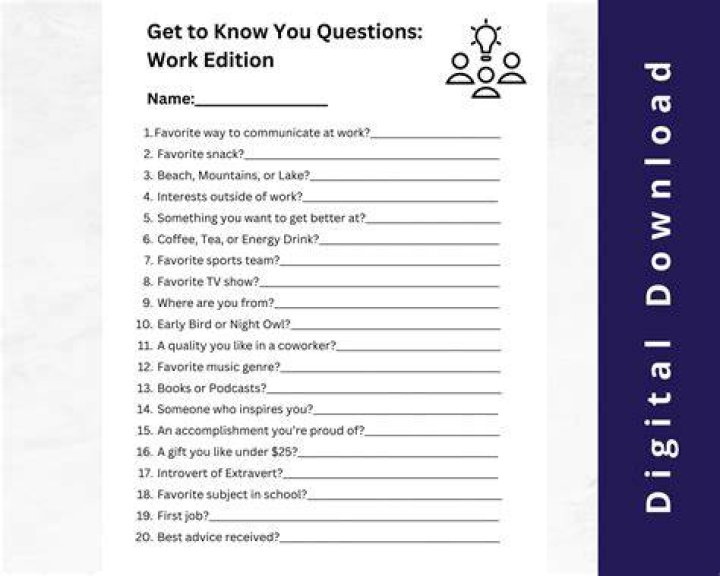 What are the 21 US questions?
