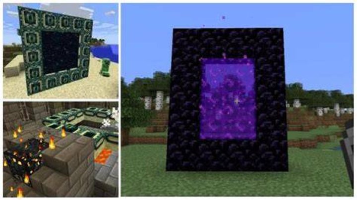 What are the 3 portals in Minecraft?