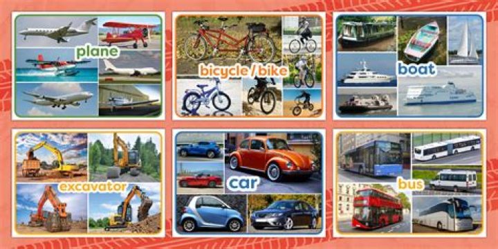 What are the 5 major mode of transportation?