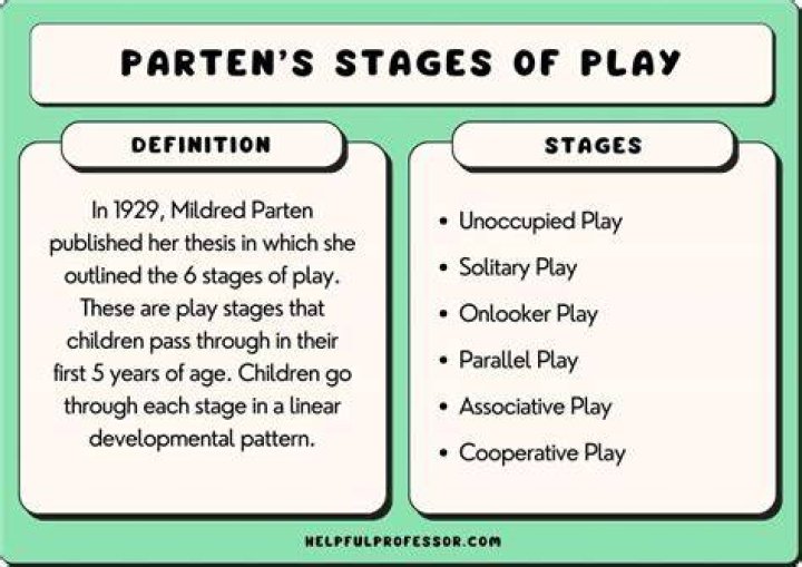 What are the 6 types of play?