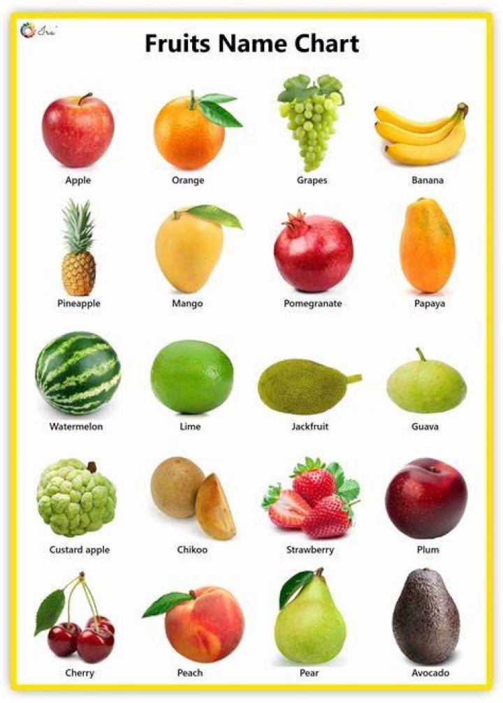 What are the 8 fruits?