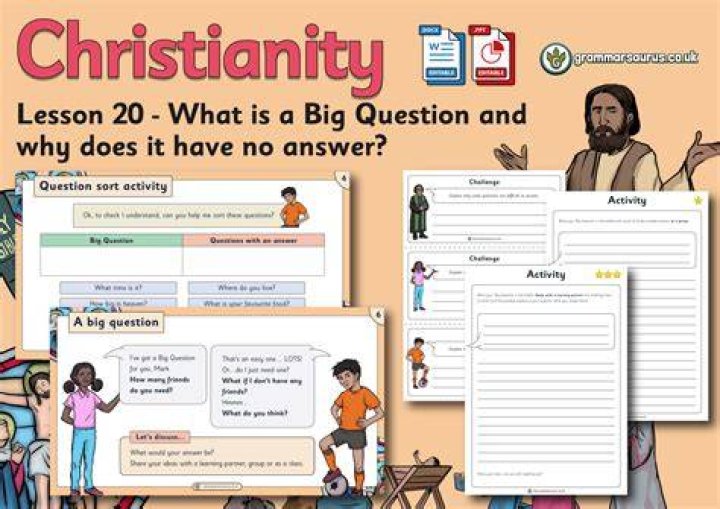 What are the big questions in religion?