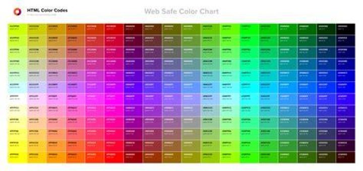 What are the color codes for HTML?