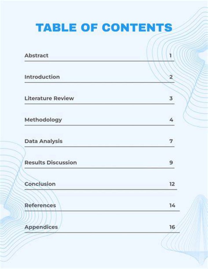 What are the contents of an abstract?