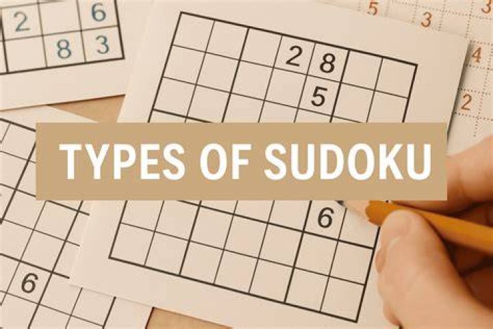 What are the different types of Sudoku puzzles?