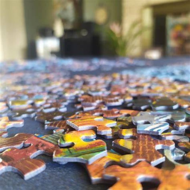 What are the parts of a jigsaw puzzle called?