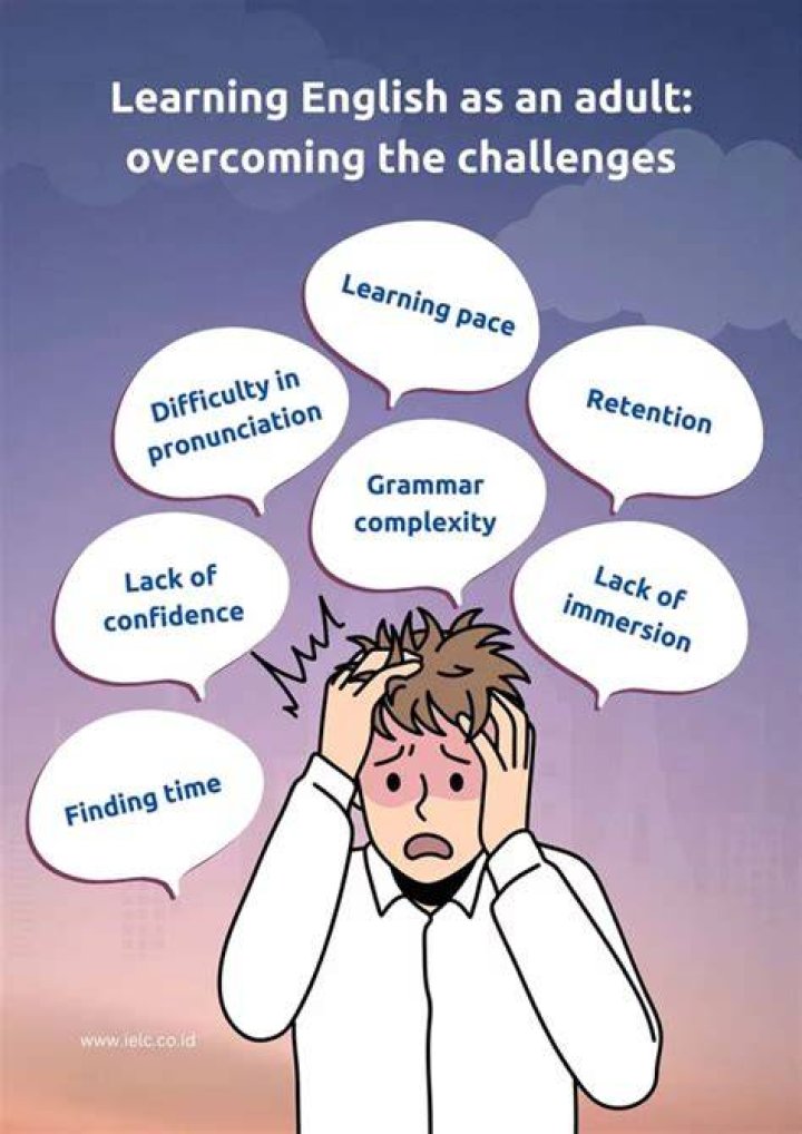 What are the problems of learning English language?