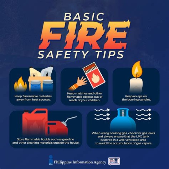 What are the tips you can give to other people to prevent fire and to avoid accidents in handling and carrying materials?