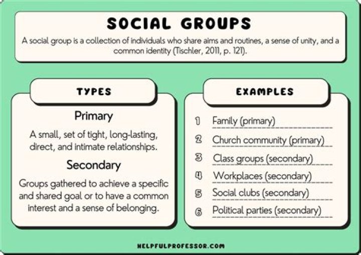 What are the two groups of society?