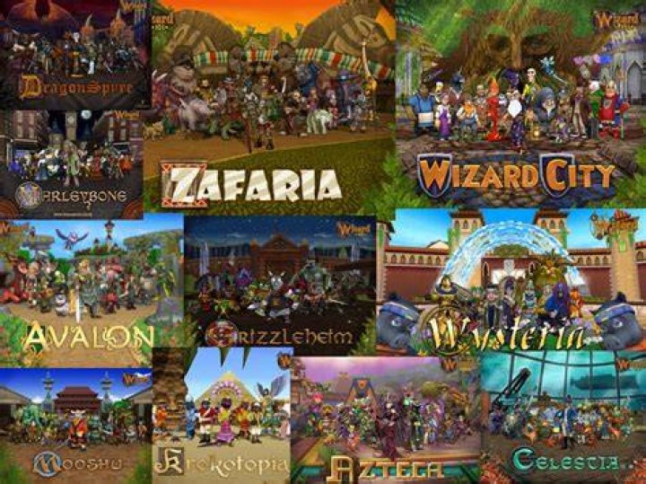 What are the Wizard101 worlds in order?