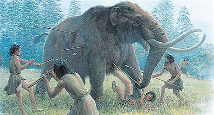 What are three types of big game that are were hunted?