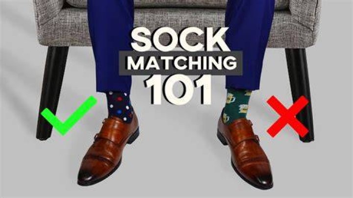 What are your socks supposed to match?