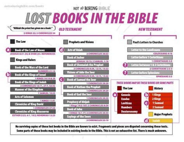 What book is missing from the Bible?