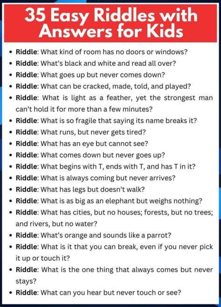What can a riddle teach you about English?