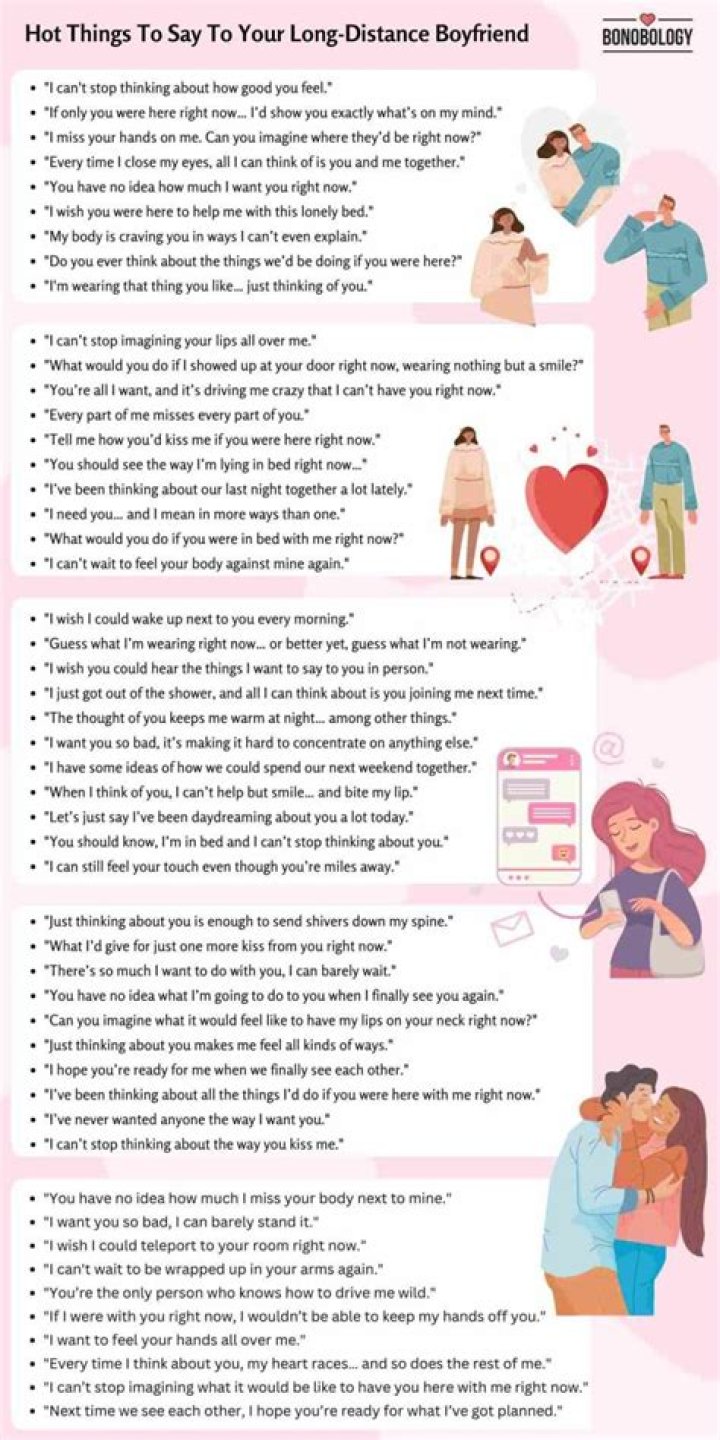 What can I text my boyfriend randomly?