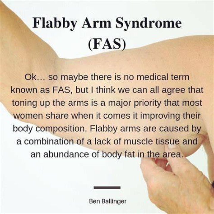 What cause flabby arms?