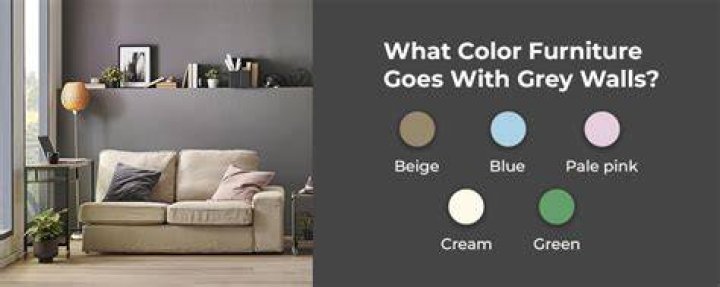 What color furniture goes well with grey walls?