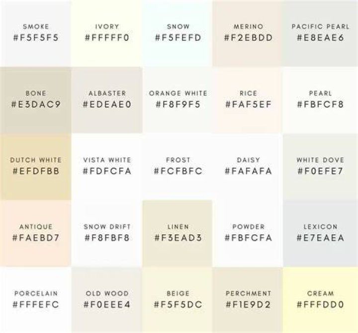 What color is close to off white?