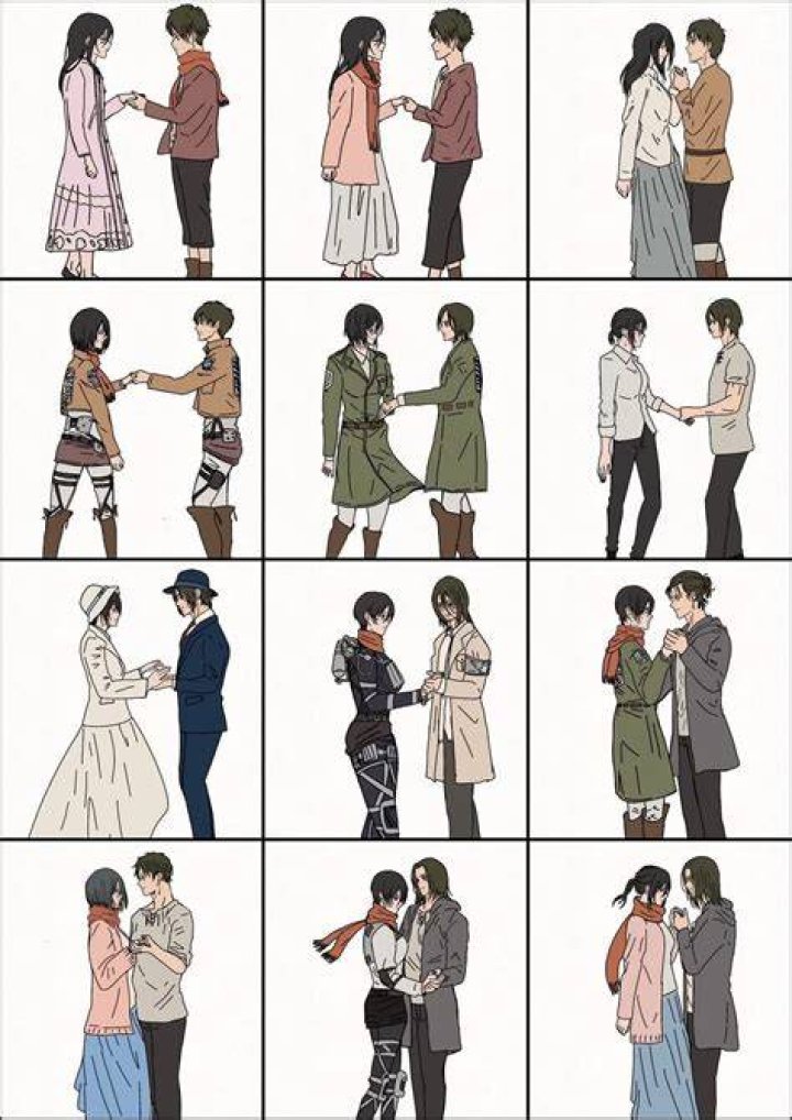 What couples are Canon in AOT?