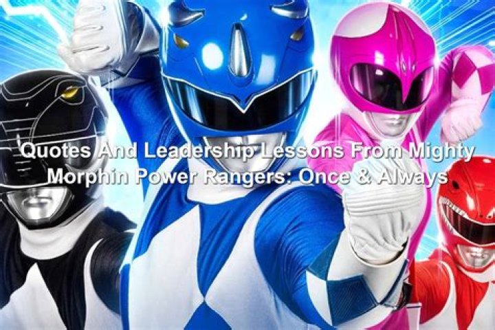 What do the Power Rangers say when they come together?