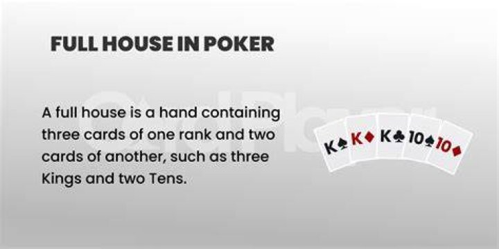 What do you call a full house in poker?