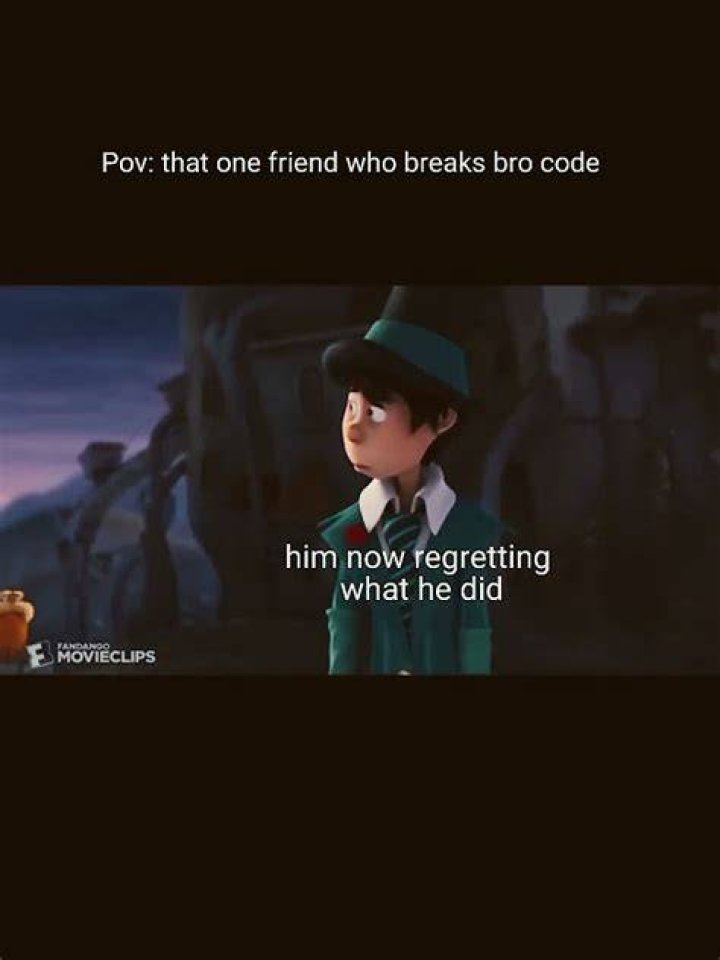 What do you do if you break the bro code?