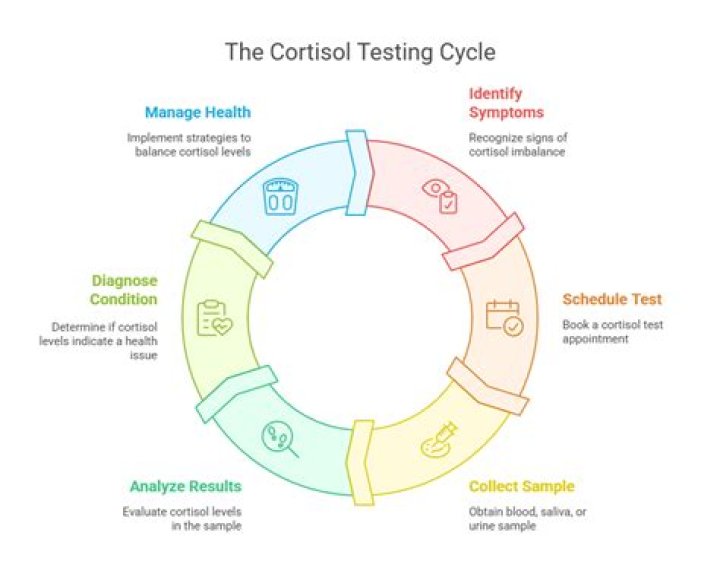 What does a cortisol blood test show?