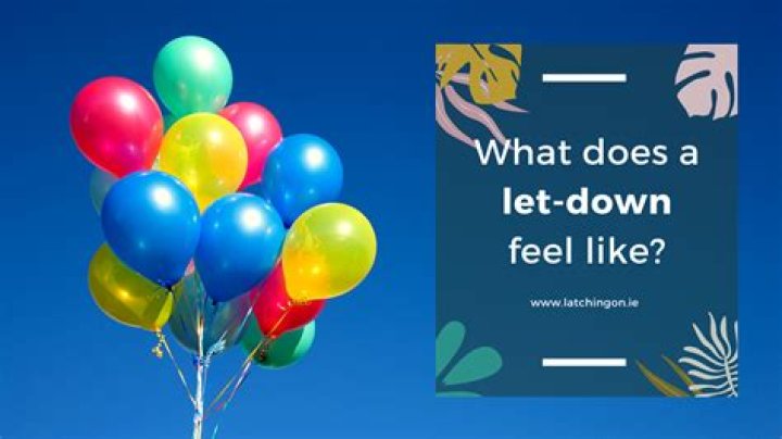 What does a let down feel like?