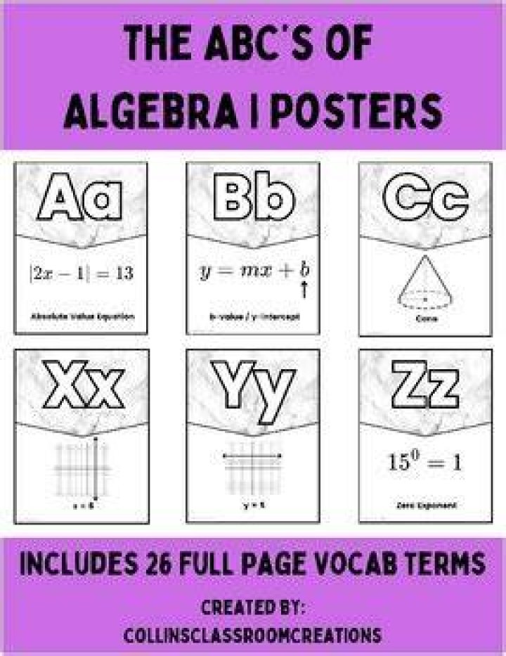 What does ABC mean in algebra?
