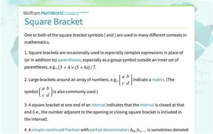 What does as in square brackets mean?