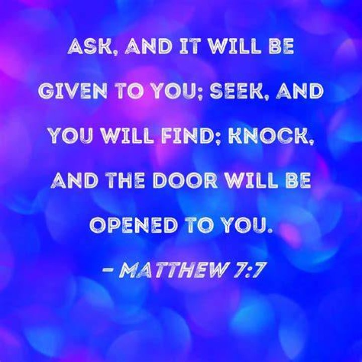 What does Ask and it shall be given mean?