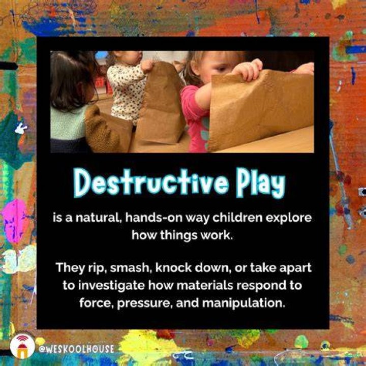 What does destructive play mean?