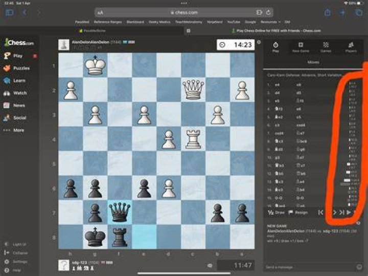 What does eat mean chess?