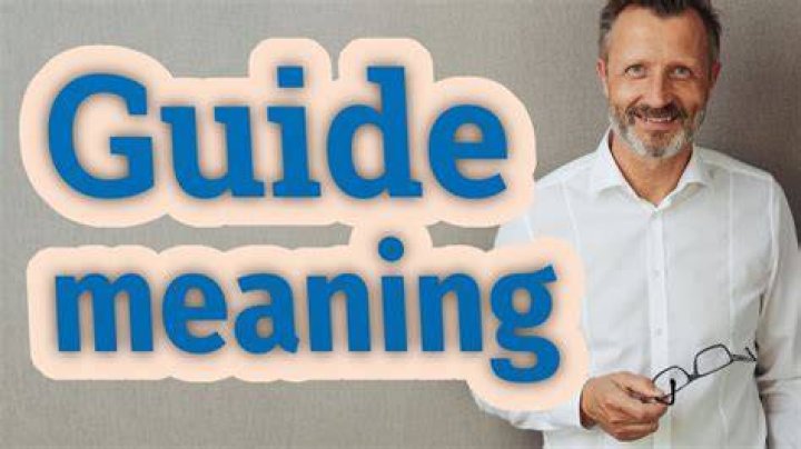 What does guide mean?